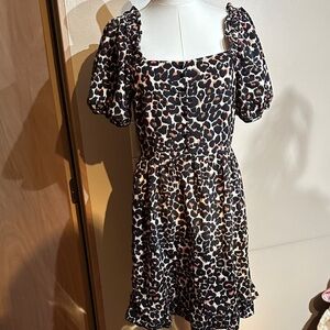Who What Wear Animal Print Dress